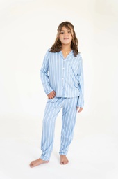 [ANDP9061] DESCUENTO 10% LIQUIDACION DE TEMPORADA!  INV. PIJAMA NENA ABOTONADO RAYADO