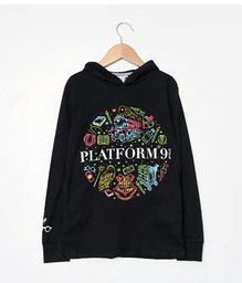 [DIS87501] INV. REMERA DE ALGODÓN ESTAMPADA CON CAPUCHA "HARRY POTTER"