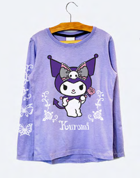 [DIS84608] LIQUIDACION ! - INV. REMERA DE ALGODÓN ESTAMPADA &quot;KUROMI&quot;
