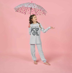 [LEN25954/G] LIQUIDACION ! - INV. PIJAMA NENA DE LANILLA "COOL"