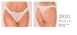 [TNT2810] PACK X2 COLALES DE TUL Y PUNTILLA