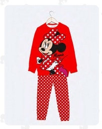 [DIS82663] LIQUIDACION ! - INV. PIJAMA DE ALGODÓN Y MODAL ESTAMPADO "MINNIE" Y PANTALON GAMUZADO