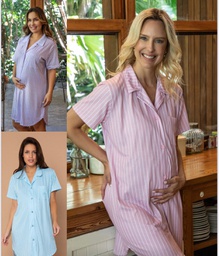 [BIAN25534/E] INV. CAMISON MATERNAL ABOTONADO