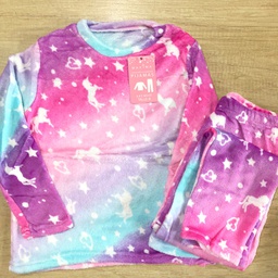 [MXM3101] LIQUIDACION ! - INV. PIJAMA NENA ESTAMPADO POLAR SOFT
