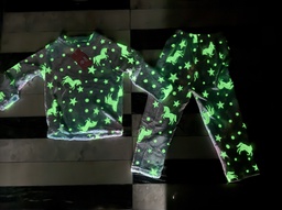 [MXM3002]  INV. PIJAMA TEEN DAMA POLAR SOFT LUMINOSO brilla en la oscuridad