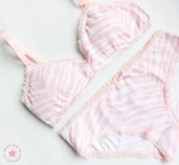 [VTG459] CONJUNTO TEENS DE ALGODON Y LYCRA CON TAZA DESMONTABLE