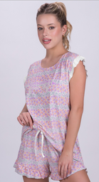 [SP11768] VER. PIJAMA REMERA Y SHORT ESTAMPADO