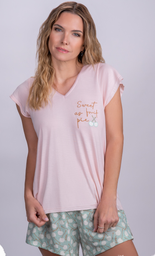 [SP11773] VER. PIJAMA REMERA Y SHORT ESTAMPADO &quot;CEREZAS&quot;