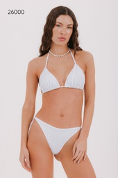 [ANDM26000] VER. MALLA TRIANGULITO DRAPEADO  CON LESS PARA ATAR CON FRUNCES