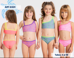 [VYO8301] VER. MALLA BIKINI NENA ESTAMPADA PRINT CEBRA