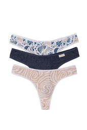 [FRA5013] PACK X3 COLALES DE ALGODÓN Y LYCRA ESTAMPADA &quot;MEDITERRANEO&quot;