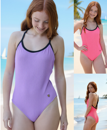 [KIE873] VER. MALLA ENTERIZA TEENS DE TRICOT TEXTURADA