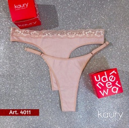 [KAU4011] PACK X 2 COLALES ALGODÓN ROSA LISA (1 CLASICA CON PUNTILLA Y 1 REGULABLE)