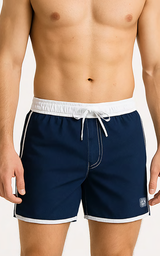 [POS1015] VER. SHORT DE BAÑO RAYADO CON CINTURA AJUSTABLE PREMIUM