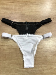 [MER4446] PACK X2 COLALES REGULABLE CON ELASTICO ANCHO Y DETALLE DE BRILLOS