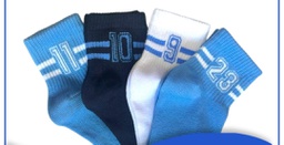[COA2600.5] MEDIA 1/3 MORLEY TALLE 5 NIÑOS "NUMEROS"