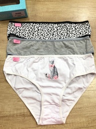 [MAR104] PACK X3 BOMBACHA NENA ESTAMPADA DE ALGODÓN Y LYCRA