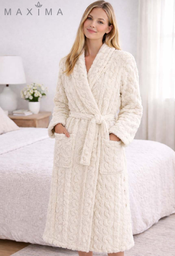 [MXM3011] INV. BATA POLAR SOFT DAMA TEXTURADA