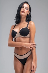 [UAI3003] CONJUNTO TAZA SOFT CON BASE MICROFIBRA Y TUL BITONO CON COLALES