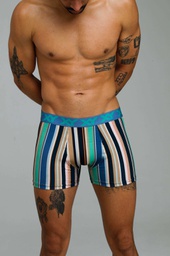 [XY1469] BOXER DE ALGODÓN Y LYCRA ESTAMPADO "RAYADO"