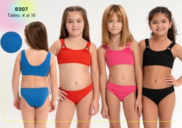 [VYO9307] VER. MALLA BIKINI NENA LISA DE MORLEY CON ARGOLLA EN BRETEL
