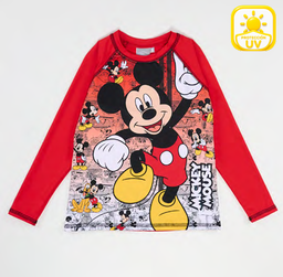 [DIS80592] VER. REMERA CON PROTECCION UV DE MICROFIBRA SUBLIMADA "MICKEY"