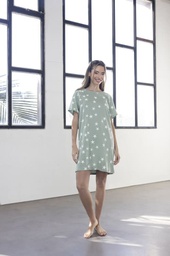 [LEN27861/E/E] VER. CAMISON DE JERSEY ESTAMPADO "ESTRELLAS"
