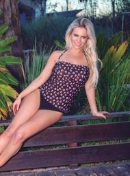 [YAM2331] VER. MALLA TANKINI ESTAMPADA STRAPLESS CON BRETEL DESMONTABLE